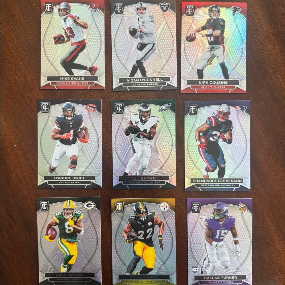 NFL Player Trading Cards Set